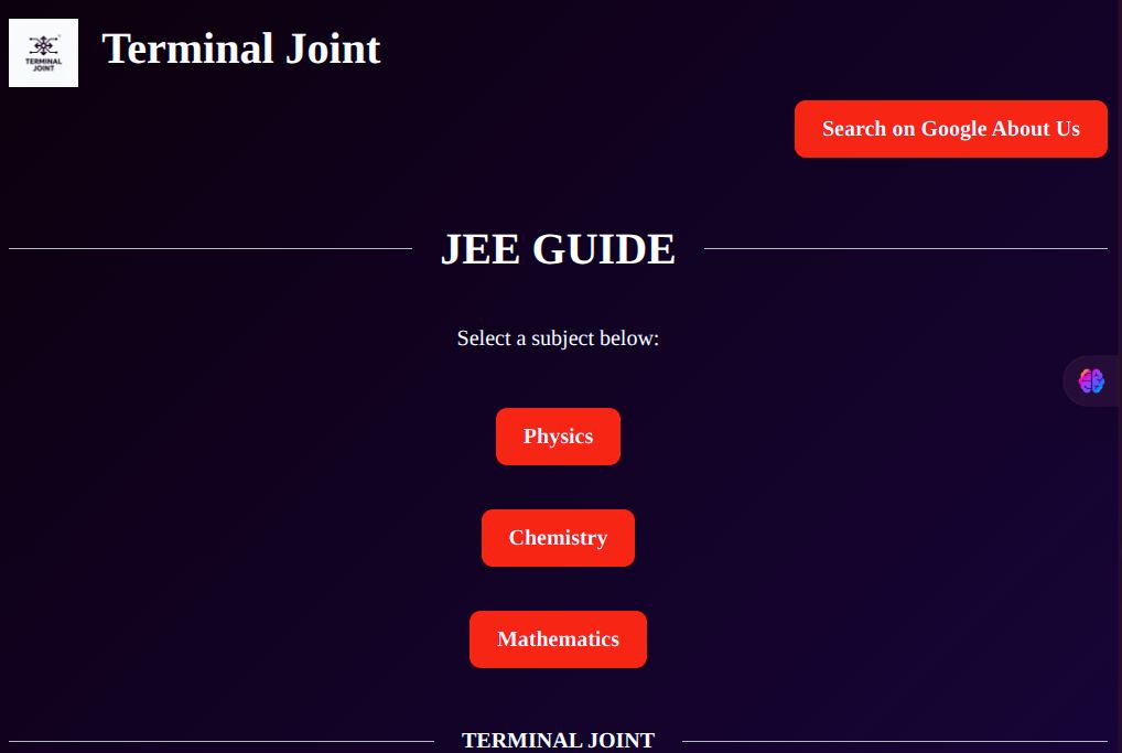 JEE Guide screenshot